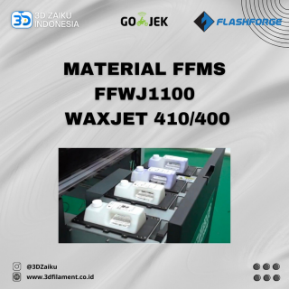 Multijet Flashforge Waxjet 410 400 3D Printer Material FFMS FFWJ1100 - Purple Wax FFWJ